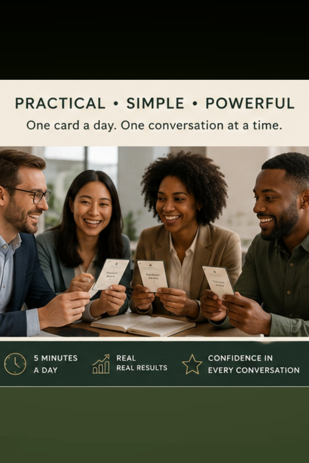 Speak Human™ Conversation Cards — Volume One (30 Cards)