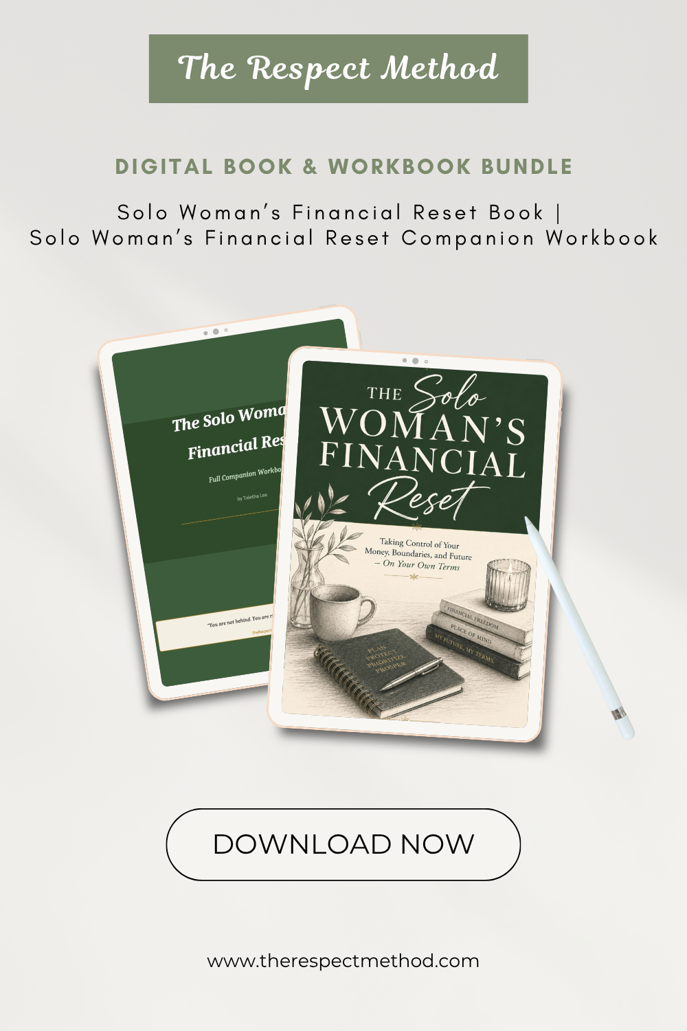 The Solo Reset Book + Workbook Bundle
